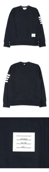 THOM BROWNE メンズ エンジニアード サンシャイン バンディング トレーナー (ネイビー) MJT021H 00535 461 152825998 [P]