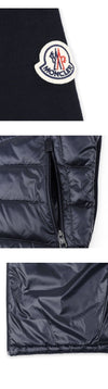Moncler Men's High Neck Knit Mix Padded Zip Jacket 153078564 [P]