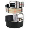 BURBERRY Herren Wendegürtel aus Leder mit Karomuster (Beige/Schwarz) 8119997 C1900 153145278 [P]