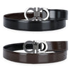 SALVATORE FERRAGAMO Herren Double Gancini Wendegürtel 153690798 [P]