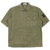 STONE ISLAND Männer Short Sleeve Over Shirt Jacket mit Brusttasche (Khaki) L1S15 1200031 S00WN V015G 153845261 [P]