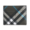 Burberry Men's Dark Check Card Wallet (Khaki) 8109486 135444280 [P]