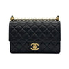 CHANEL Custom Pearl Top Handle Flap Bag Black AS0585 27 161886967 [P]