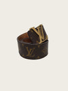 Louis Vuitton Monogram Gold Buckle Belt 161888253 [P]