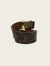 Louis Vuitton Monogram Gold Buckle Belt 161888253 [P]