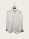 Burberry White Poplin Monogram Slim Fit Shirt M01234 161888365 [P]