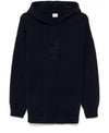 CP COMPANY Lammwoll-Hoodie mit Knitwear 17CMKN145A 110149A 999 152206197 [P]