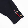 Thom Browne Cotton Crepe 4-Bar Milano Stitch Pullover Navy 161721085 [P]