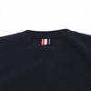 Thom Browne Cotton Crepe 4-Bar Milano Stitch Pullover Navy 161721085 [P]
