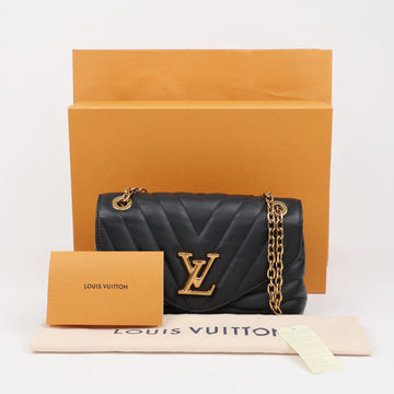 LOUIS VUITTON Neue Welle Ketten Tasche Schwarz 161721111 [P]