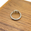 Louis Vuitton Iconic Initial Monogram Flower Crystal Ring Silver L M1188L 161889079 [P]