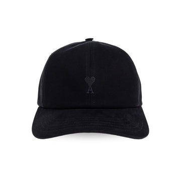 AMI Heart Logo Baseball Cap Black 26FW 161915792 [P]