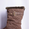 LOUIS VUITTON Monogramm Wildlederstiefel 161958460 [P]