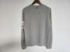 THOM BROWNE グレー斜めストライプカットアウトスウェットシャツ MJT021H / a900162 161987511 [P]