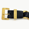 CHANEL Gold Chain Leather Bracelet 5VCHA13691 150217424 [P]