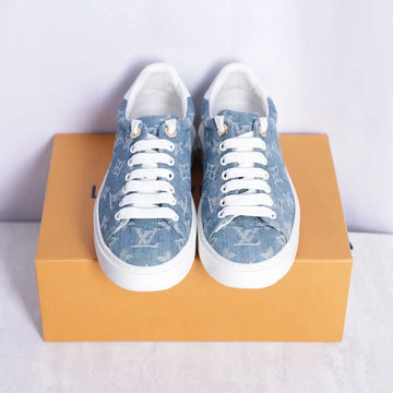 Louis Vuitton Timeout Sneakers Denim 36 162030832 [P]