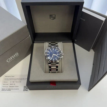 ORIS Aquis GMT Blau 43,5MM 162091942 [P]