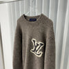 Louis Vuitton Intarsia Gray Knit 162091948 [P]