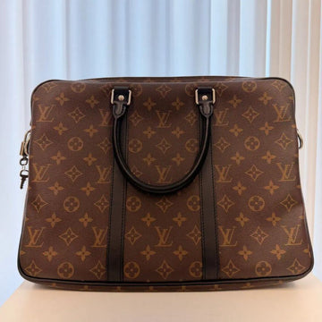 Louis Vuitton Monogram Macassar Porte Documents Voyage PM 162092009 [P]