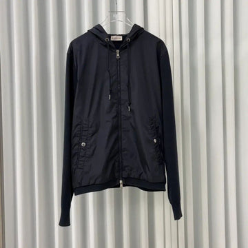 Moncler Three-Stripe Windbreaker Knit Padding 162092024 [P]