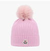 Moncler Pom Pom Beanie with Logo Patch 162099625 [P]
