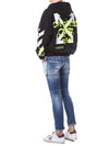 OFF WHITE ネオンベルベットレタリングフーディ 124511170 [P]