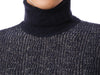 LARDINI バイカラー パターン ウール タートルネック ニット/IMLMML183 850PA 124511207 [P]