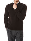LARDINI バイカラーソフトニット 124511270 [P]