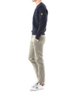 STONE ISLAND Wappen-Patch Basic Fleece Sweatshirt/791562420 V0020 124511378 [P]