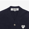 COMME DES GARCONS カーディガン 2 プレイ ホワイト ハート ワッペン 149502196 [P]