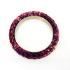 CHANEL Coco Mark Tweed Pink Bangle Bracelet 5VCHA33953 139641479 [P]