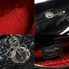 Dior Black Lambskin Cannage Lady Extra Large 2WAY 162105169 [P]