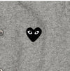Comme Des Garcons Cardigan Heart Patch Black 149502193 [P]