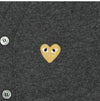 COMME DES GARCONS Cardigan mit goldenen Herz-Patches 151761488 [P]