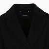 MAXMARA wollmantel mit gürtel schwarz 160108308 [P]