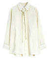 LEMAIRE ロングシャツウィズタイ 156729747 [P]