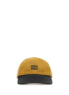 Miu Miu Cotton Baseball Cap 156799861 [P]