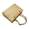 CHANEL Caviar Skin Beige Chain Shoulder Bag A50995 162107036 [P]