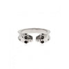 ALEXANDER MCQUEEN Twin Skull Ring 26FW 159290507 [P]