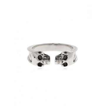 ALEXANDER MCQUEEN Twin Skull Ring 26FW 159290507 [P]