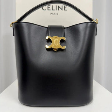 Celine Louise Medium Bucket Bag Black 116613FX9 162110194 [P]
