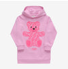 Fendi Teddy Bear Logo Hooded Dress 144701320 [P]