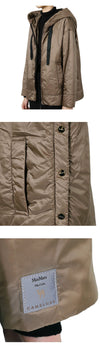 MAXMARA ダリアフードパディングジャケット(ブラウン) 2529486104600 142961444 [P]