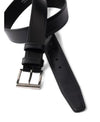 PRADA レザーシルバーバックルベルト 156730224 [P]