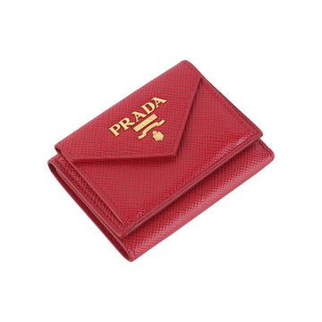 Prada Saffiano Compact 3-Fold Wallet with Certificate 37907-3 162147337 [P]