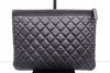 CHANEL Caviar Boy Clutch New Medium A84406 162160685 [P]