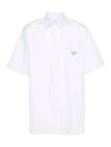 Prada Poplin Short Sleeve Shirt 1XV2 F0009 133039188 [P]