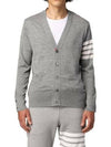 Thom Browne 4-Bar Stripe Sustainable Wool Cardigan 133071826 [P]