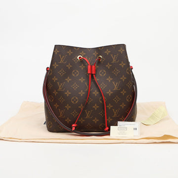 LOUIS VUITTON Monogram Canvas Schultertasche Coquelicot 160354460 [P]