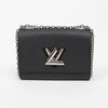 LOUIS VUITTON ツイストMMエピグレインレザーチェーンバッグブラック 160401752 [P]